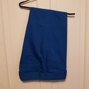Blue ExpressColumnist Cuffed Ankle Pants